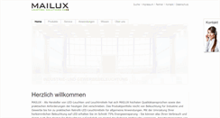 Desktop Screenshot of mai-lux.com