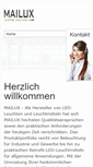 Mobile Screenshot of mai-lux.com