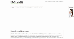 Desktop Screenshot of mai-lux.de